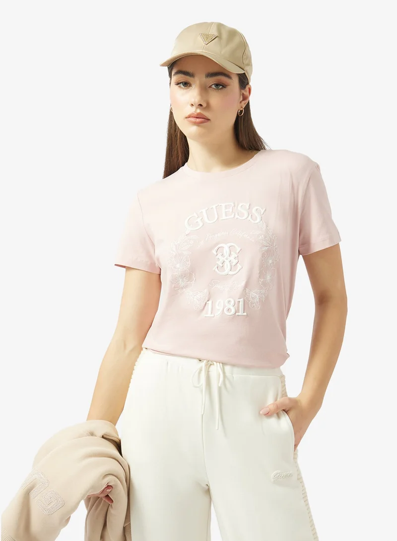GUESS Maddalena Crew Neck Short Sleeve T-Shirt